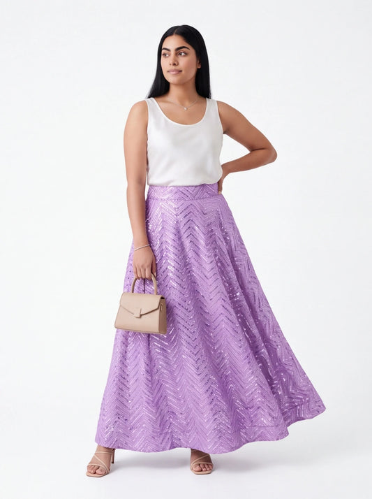 Sequin skirt : garba chaniya