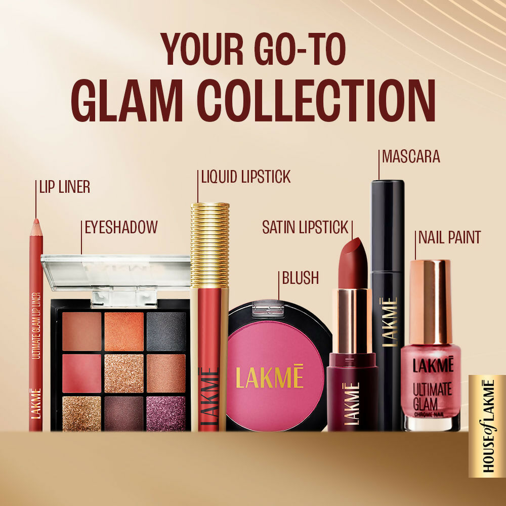 Lakme Ultimate Glam Matte Liquid Lipstick - Red Sangria