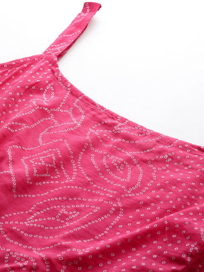 Ahalyaa Women's Traditional wear Co-ords - Pink