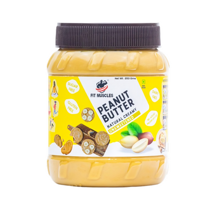 Fit Muscles Natural Peanut Butter Creamy Smooth