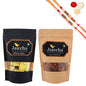 Ghasitaram Mewa Bites, Peri Peri Almonds With 2 Pearl Beads Rakhis