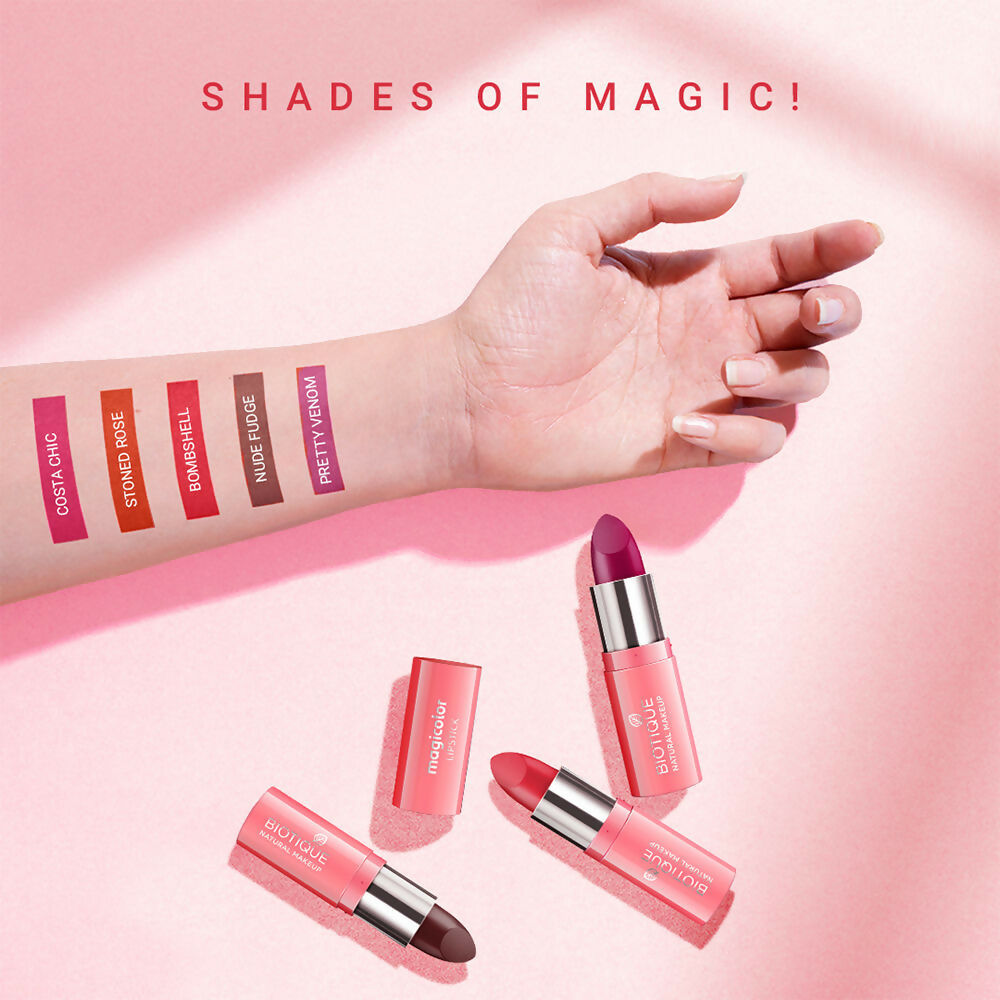 Biotique Magicolor Lipstick - Red Velvet