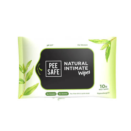 Pee Safe Natural Intimate Wipes