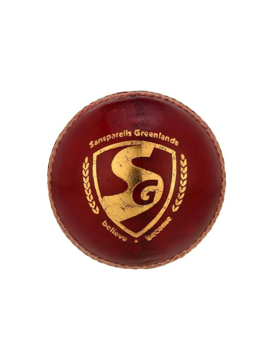 SG Bouncer Leather Ball - Red