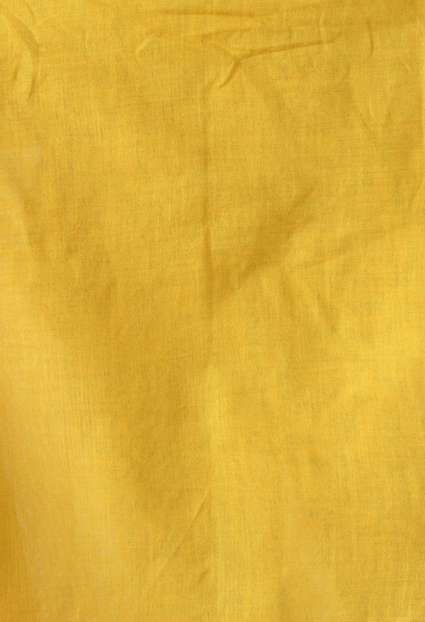Mominos Fashion Moeza Yellow Bhagalpuri Handloom Silk Linen Saree with unstitched Blouse piece