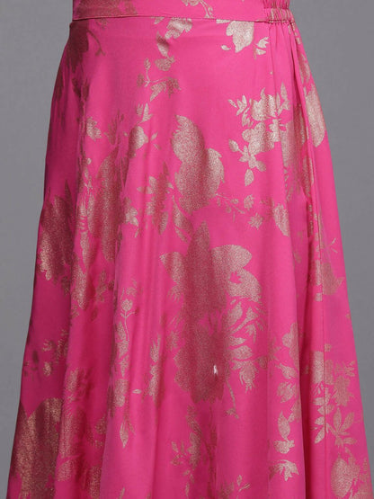 Ahalyaa Women's Traditional Wear Co-ods - Pink