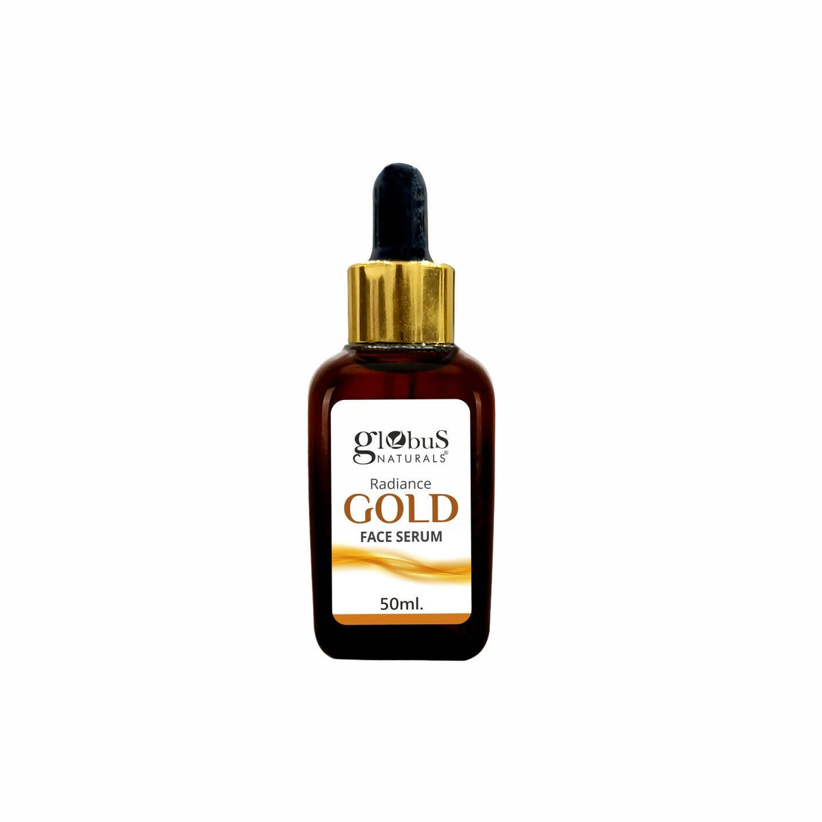Globus Naturals Gold Radiance Anti Ageing & Brightening Face Serum, Suitable For All Skin Types