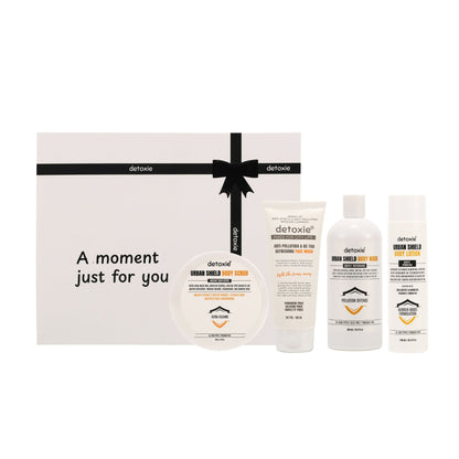 Detoxie Urban Shied Hustlers Unisex Anti-Pollution & De-Tan Daily Care Kit