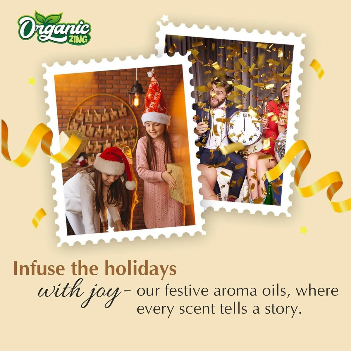 Organic Zing Myrrh Aroma & Diffuser Oil for Festive Season