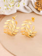 VOJ Women Gold Color stainless steel Earrings
