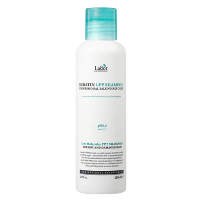 La'dor Keratin LPP Korean Shampoo - Sulfate-Free, Keratin-Safe Protein Shampoo for Frizz-Free Hair