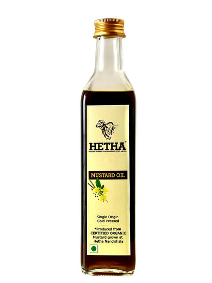 Hetha Organic Cold Pressed Black Mustard Oil