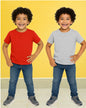 Chilins Kids Round Neck T-Shirt Half Sleeves 100% Cotton Plain Solid Color Tshirt