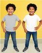 Chilins Kids Round Neck T-Shirt Half Sleeves 100% Cotton Plain Solid Color Tshirt