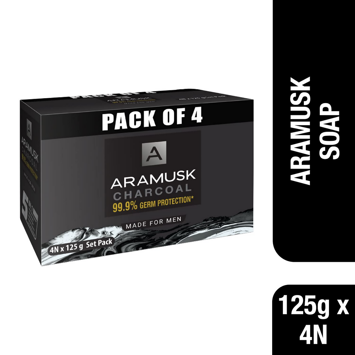 Aramusk Charcoal Soap For Men