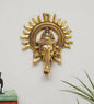 KridayKraft Metal Ganesha ji Statue, Ganpati Wall Hanging Sculpture Lord Ganesh Idol