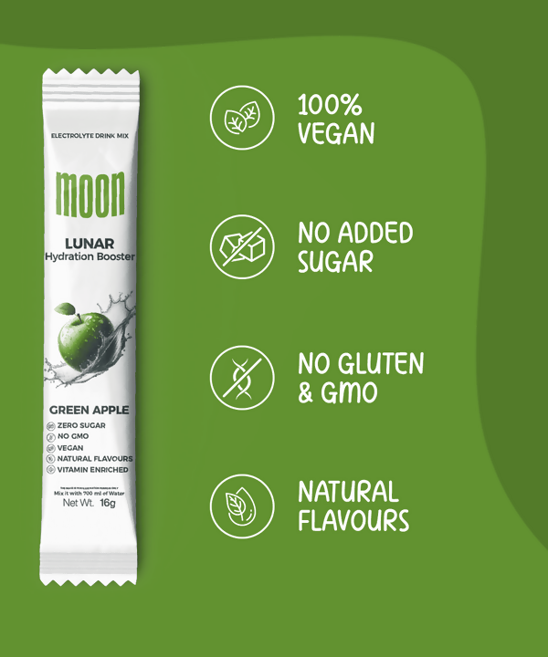 Moon Lunar Green Apple Hydration Booster