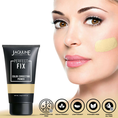 Jaquline USA Perfect Fix Color Correcting Primer - Yellow
