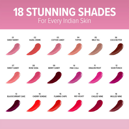 Mila Beaute 12 Hr Non-Transfer Locked-In Liquid Lipstick - Sweet Candy