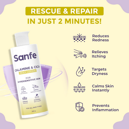 Sanfe Calamine & Cica Body Lotion
