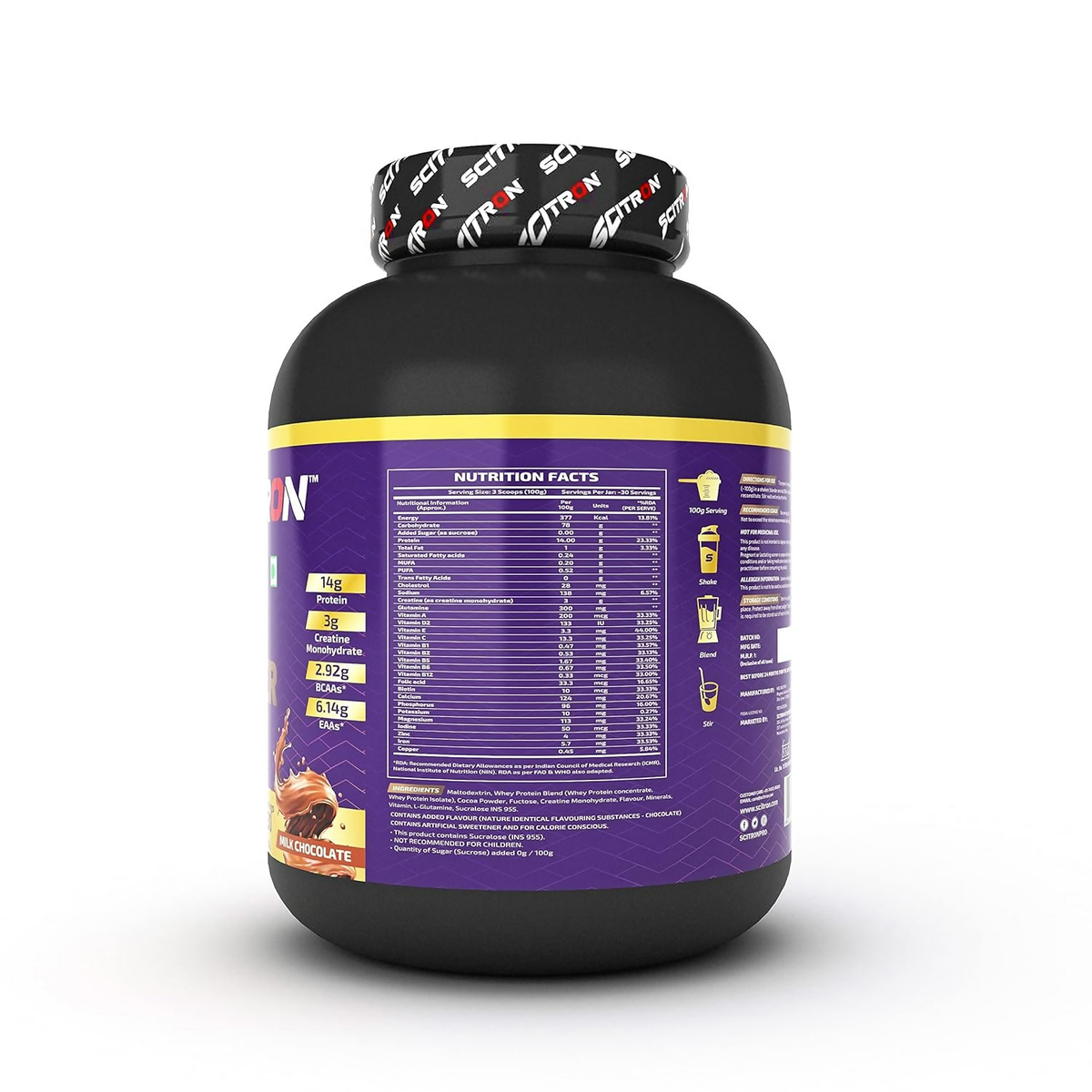 Scitron Nitro Series Hyper Mass Gainer Milk Chocolate