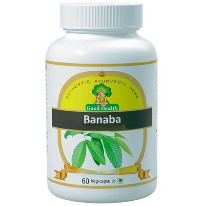 Sushrut Ayurved Good Health Banaba Veg Capsules