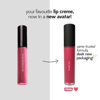 Ruby's Organics Lip Crème - Rosa
