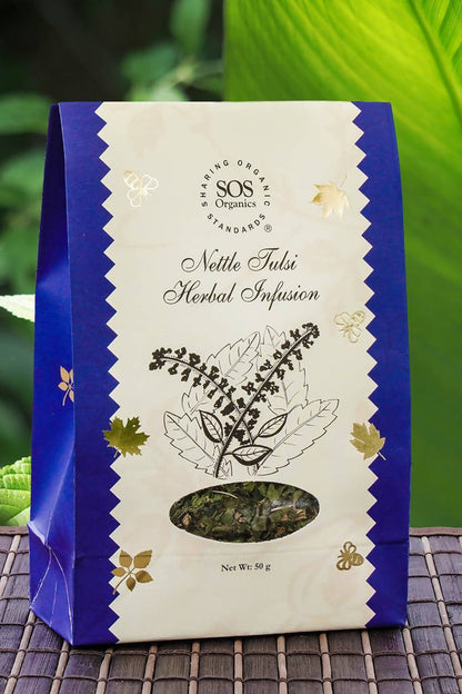 SOS Organics Nettle Tulsi Herbal Infusion