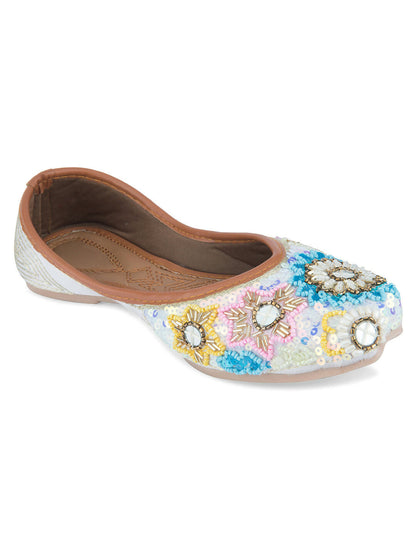 Desi Colour Women Indian Ethnic Footwear-Heavy Emb -8
