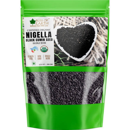 Bliss of Earth Nigella Black Cumin Seeds
