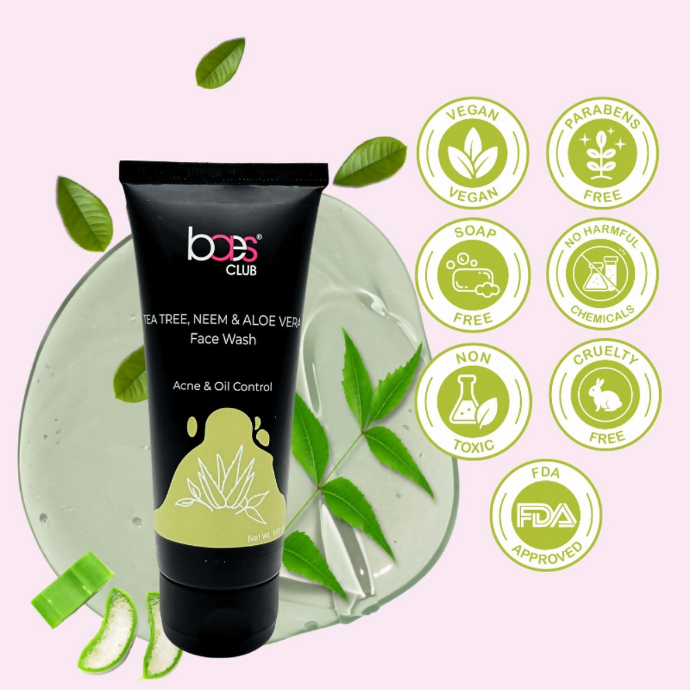 Baes Club Tea Tree Neem & Aloe Vera Face Wash