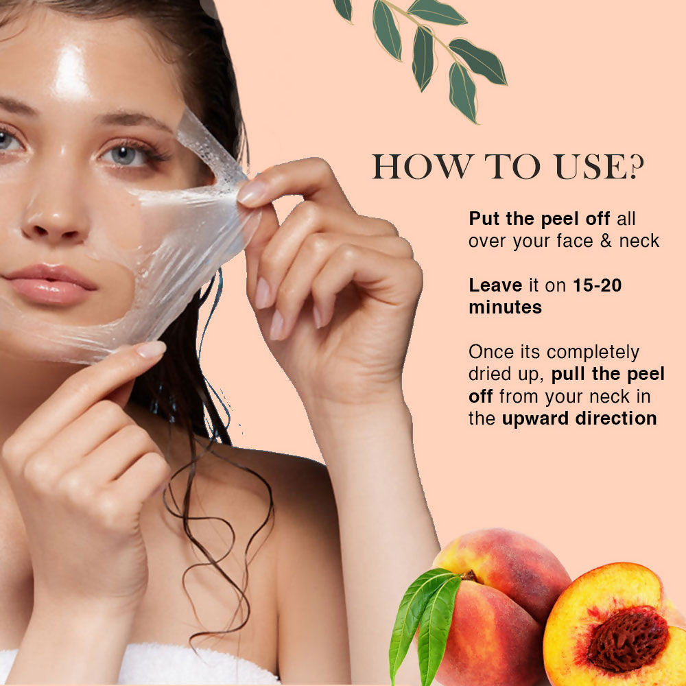 Richfeel Peach Peel Off Mask For Glowing Skin