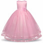 Asmaani Baby Girl's Pink Color Full Length Dress (AS-DRESS-22063)