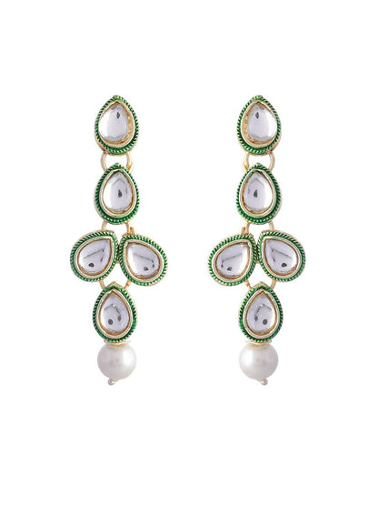 VOJ Women Silver Color stainless steel Jewellery Set