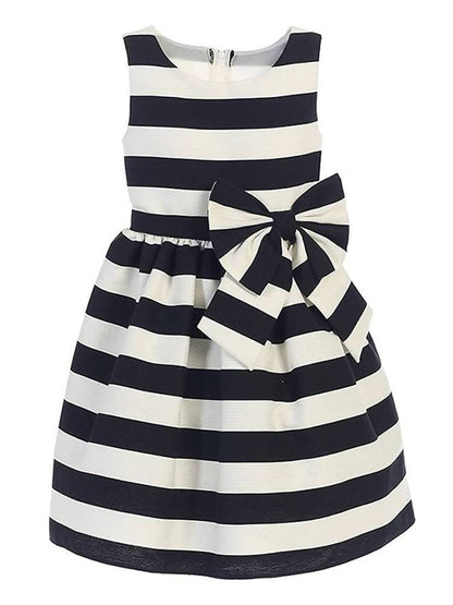Asmaani Baby Girl Satin Knee Length Frock (AS-DRESS-22147)