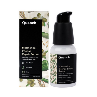 Quench Rice Water Intense Repair Serum With Niacinamide For Dewy & Even Skin Tone