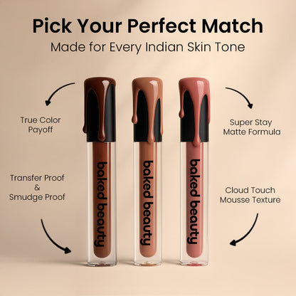 Baked Beauty Gossip Girls Liquid Mousse Lipstick