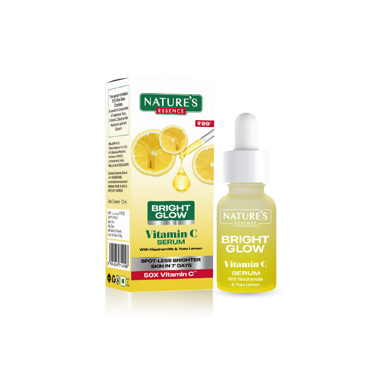 Nature's Essence Bright Glow Vitamin C Serum