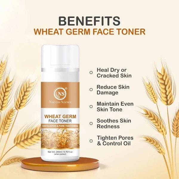 Nuerma Science Wheatgerm Face Toner For Pore Tightening, Smooth & Radiant Skin