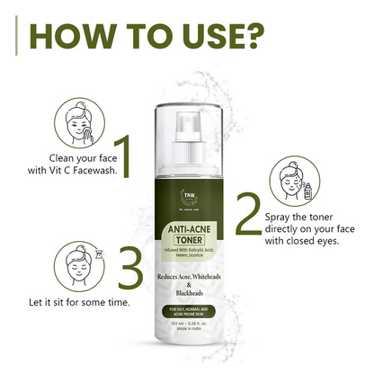 The Natural Wash Anti-Acne Toner With Salicylic Acid