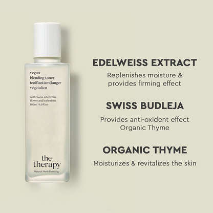 The Face Shop The Therapy Vegan Blending Toner - Korean Skincare