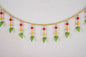 Kundan HandiKrafts Green Leaf Silk Thread Balls Thoranna