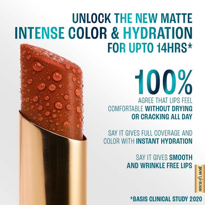 Lakme 9to5 Hya Matte Lipstick - Boss Lady Brown