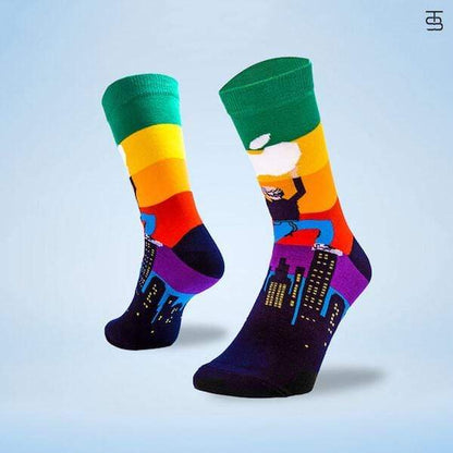 Socksoho Luxury Men Socks Steve Jobs Edition
