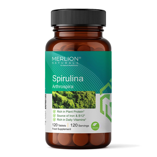Merlion Naturals Spirulina 500mg Tablets