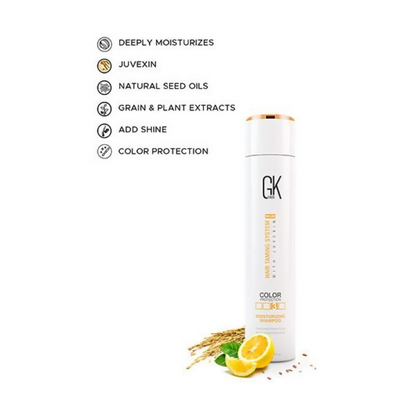 GK Hair Moisturizing Color Protection Shampoo With Nourishing Juvexin- Repairs Dry & Damaged Hair