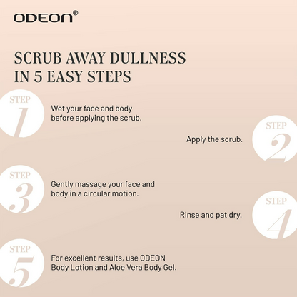 Odeon Apricot & Almond Face & Body Scrub