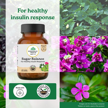 Organic India Sugar Balance Capsules
