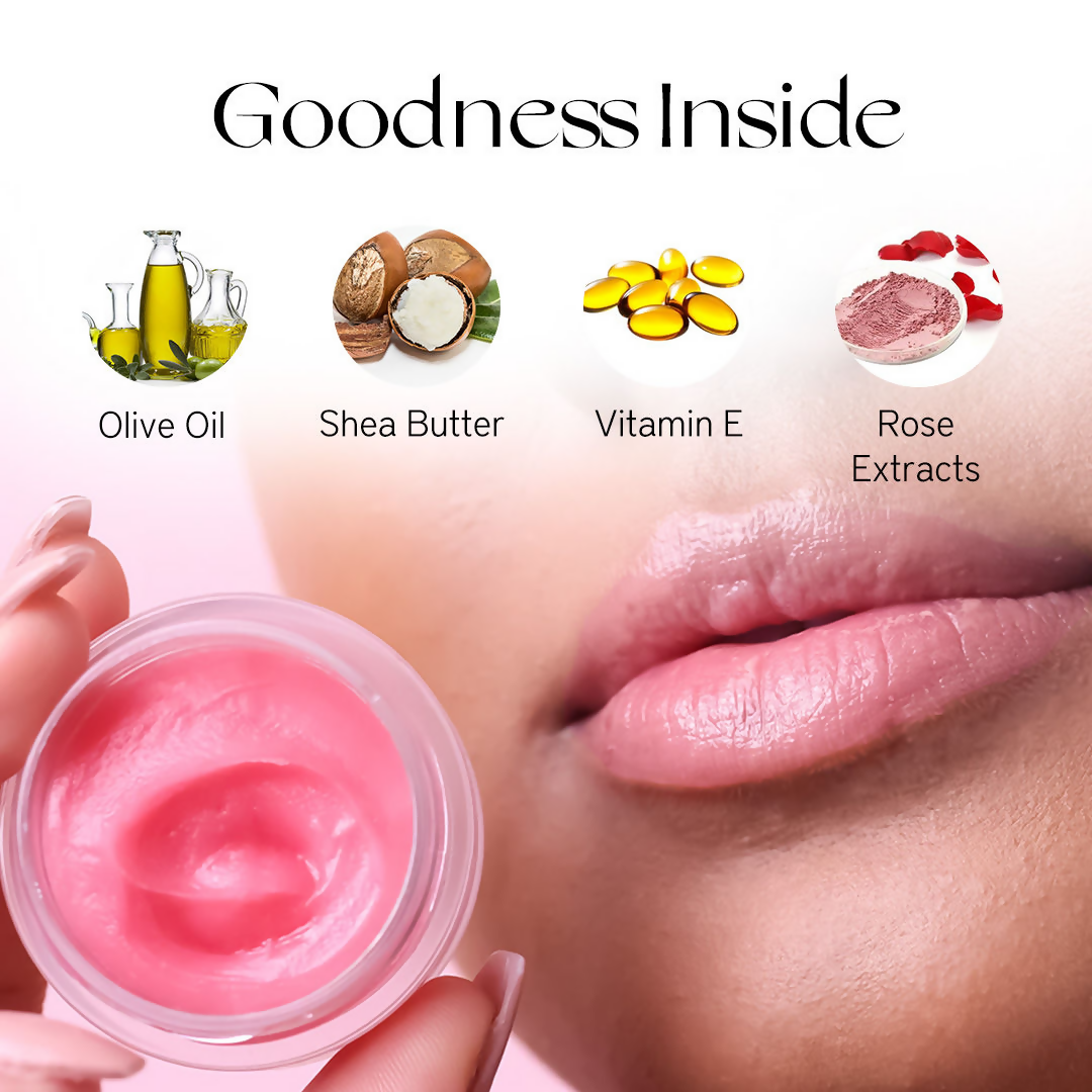 Nourish Mantra Rose Repair Lip Balm With Shea Butter & Vitamin E For Dry, Chapped And Dark Lips