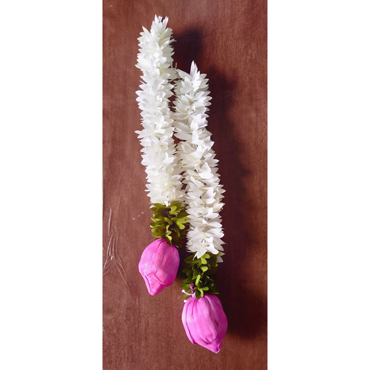 Fabric Decor Hanging with Lotus Bud